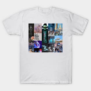 futuristic aesthetic collage T-Shirt